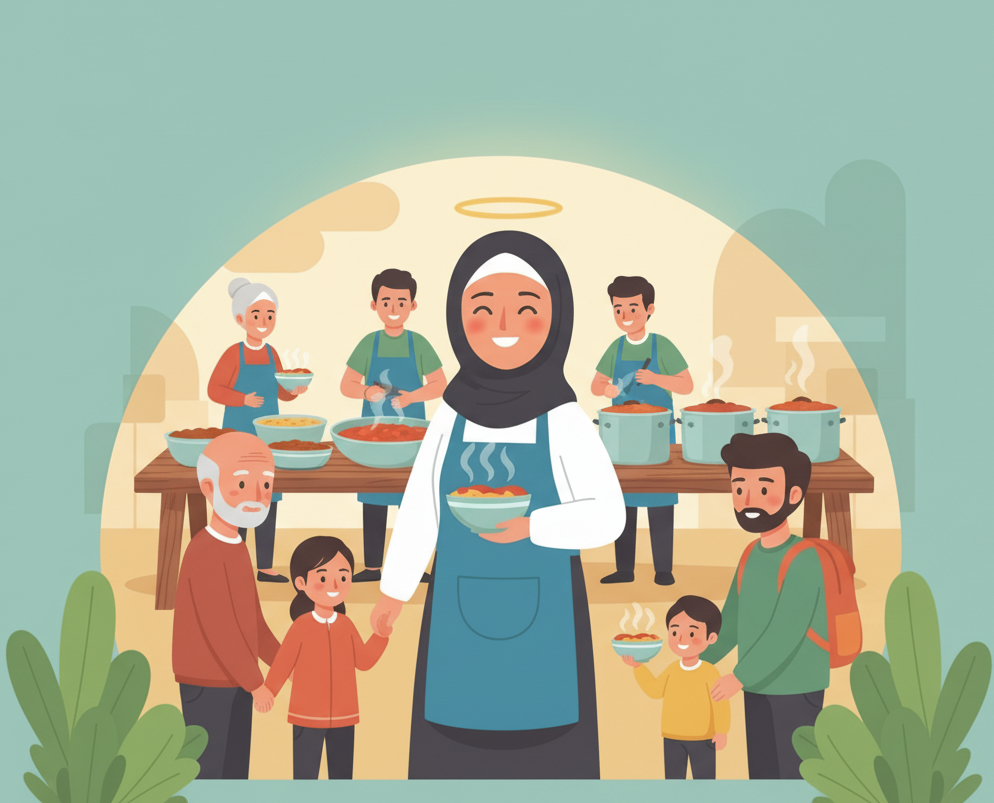 Distribution de nourriture